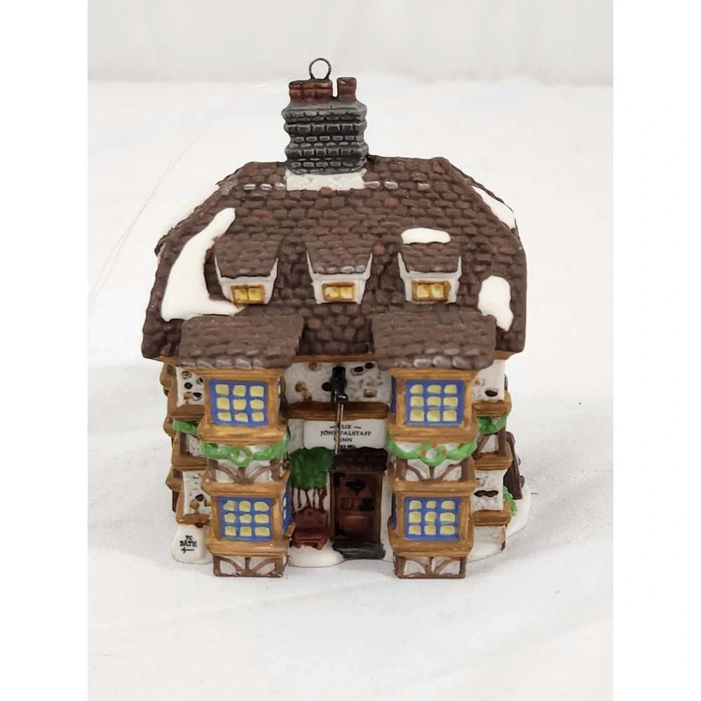 Dept 56 Sir John Falstaff Inn 1995 Charles Dickens Heritage Ornament Vintage Box